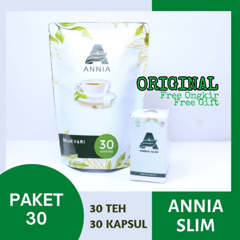 TERLARIS ANNIA PAKET FAST SLIM DIET HERBAL 30 HARI - DIET AMAN TANPA SAKIT