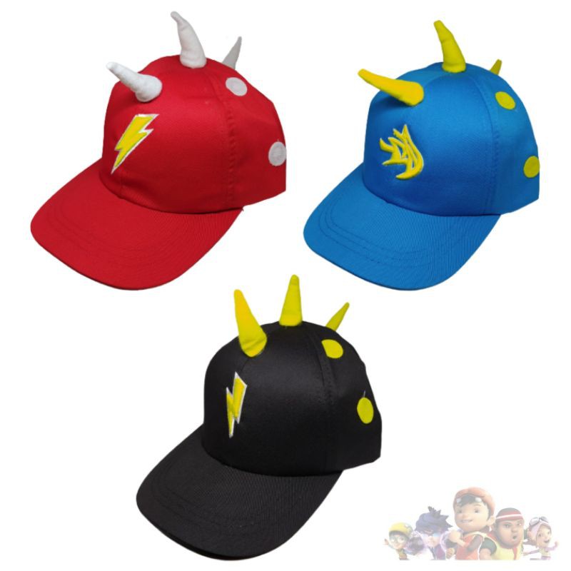 Topi anak / topi balita karakter boboiboy bordir terbaik