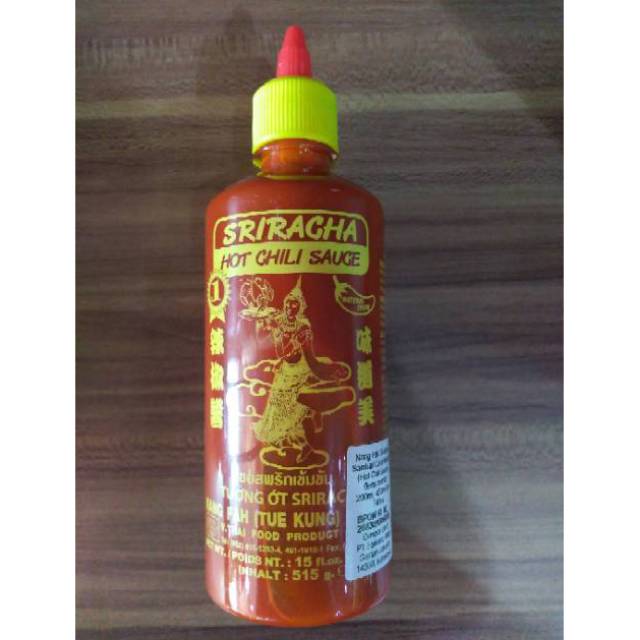 

Sriracha Thailand, hot Chili sauce Thailand, saos Thailand 515 gr