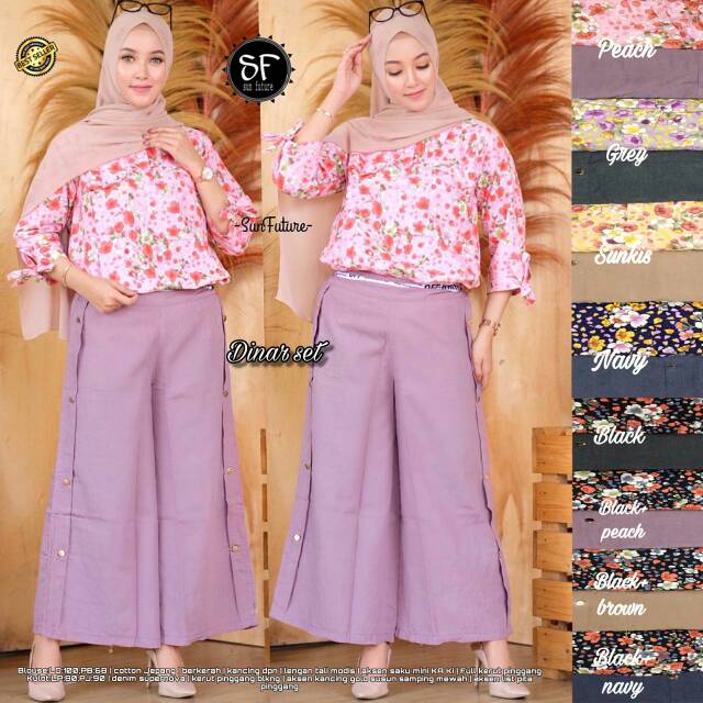 Dinar Set Blouse Kulot