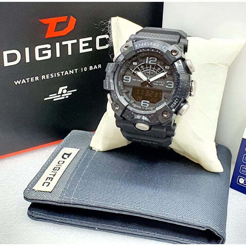 Jam Tangan Pria Digitec 3118 Original 100% Free Dompet Keren