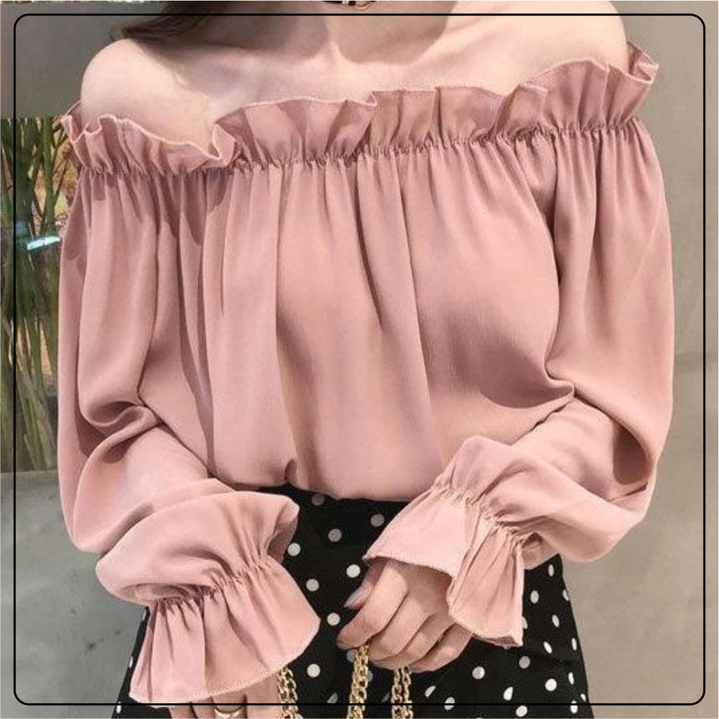 Sabrina ADANA | Baju Sabrina Wanita Korea|Baju Sabrina Jumbo Wanita|Baju Sabrina Kerut Jumbo|Baju Sa