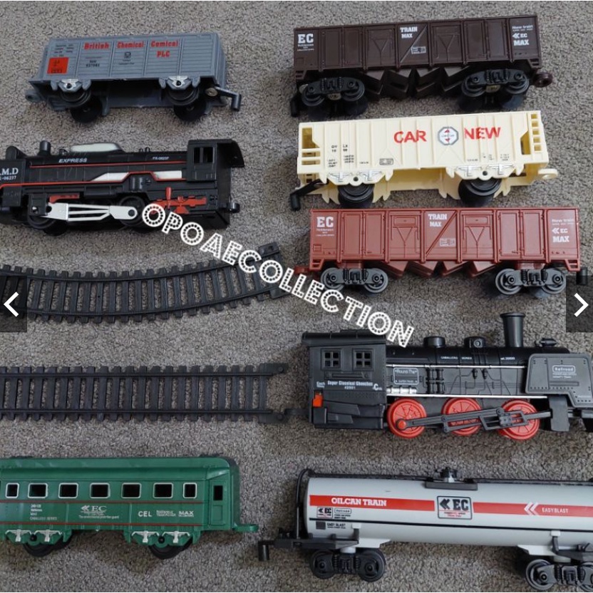 Aksesoris Accesories Rel dan Gerbong Rail King Kereta Api Railking