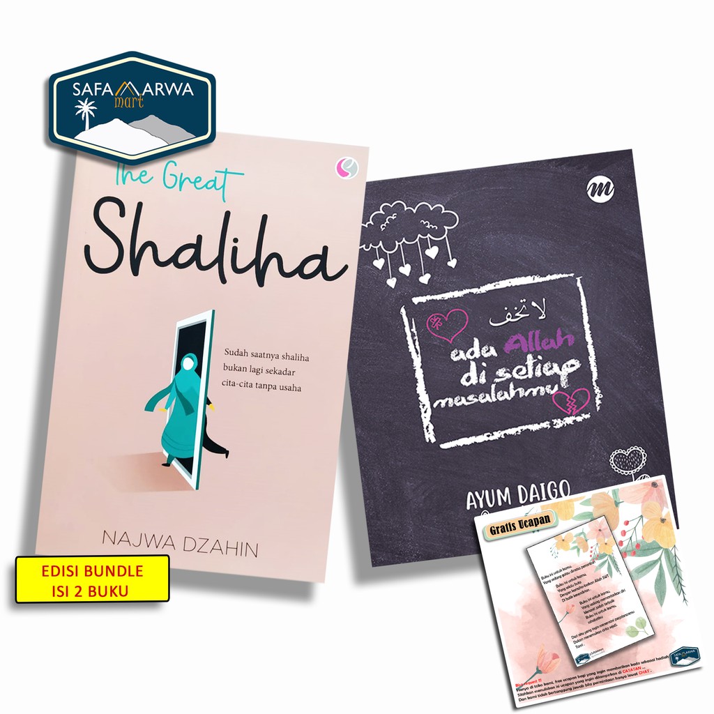 BUKU MOTIVASI ISLAM - THE GREAT SHALIHA & ADA ALLAH DISETIAP MASALAHMU