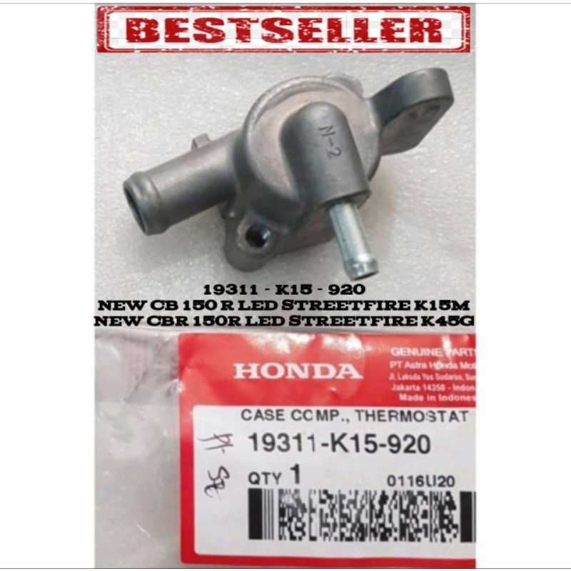 19311-K15-920 COVER RUMAH THERMOSTAT TERMOSTAT CB 150R CBR 150R CB 150 CBR 150 LED ASLI CASE COMP TH