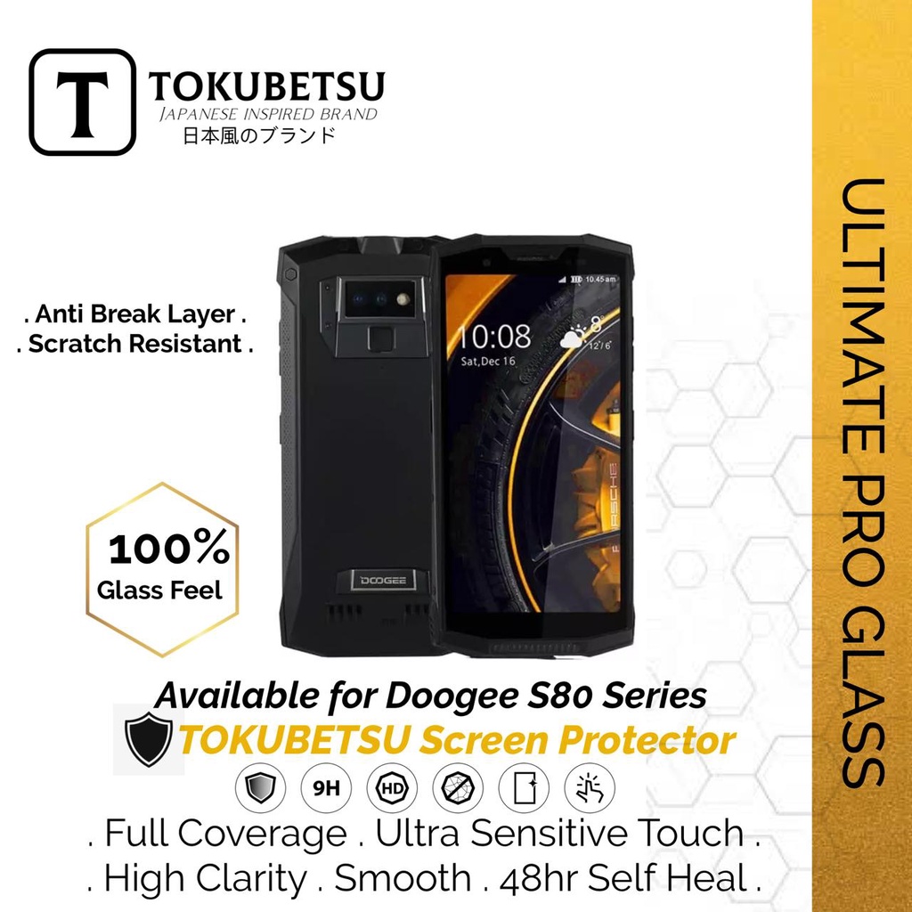 Tokubetsu Doogee S80 Series Anti Gores Hydrogel Ultimate Pro Glass - Screen Protector