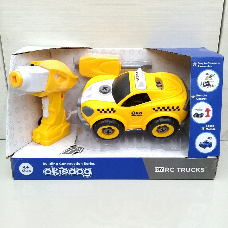 OKIEDOG Rc Car Diy City Taxi