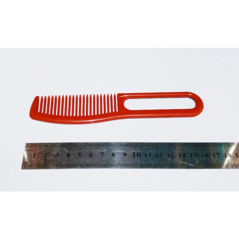 SS02 Sisir Gagang Lubang Sedang 17cm Random Warna