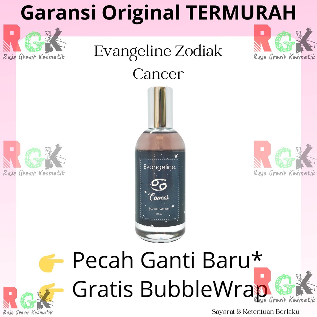 Parfum Evangeline CANCER Zodiak CANCER 50ml Eau De Parfum Minyak Wangi Farfum Wanita Cewek Perempuan
