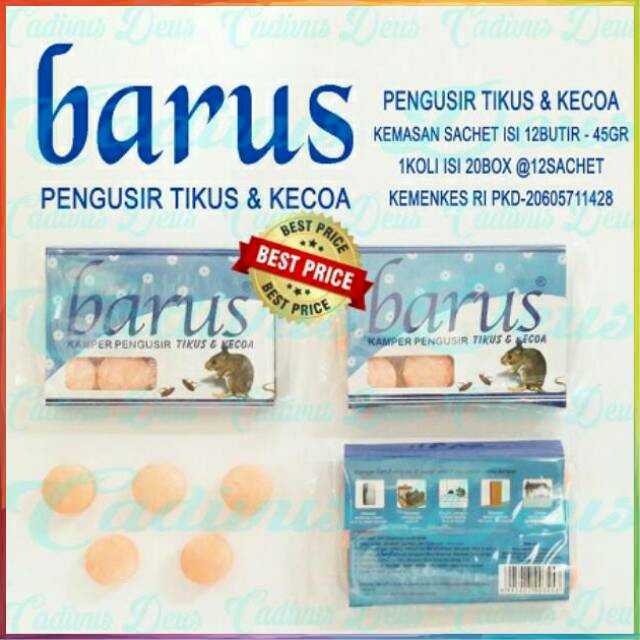 KAMPER ANTI TIKUS + KECOA + SERANGGA  KAPUR BARUS AMPUH 100%