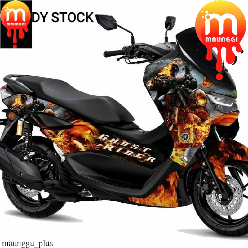 Decal nmax 2020 full body Stiker new nmax full body Striping nmax 2021 Stiicker nmax 155 full motif