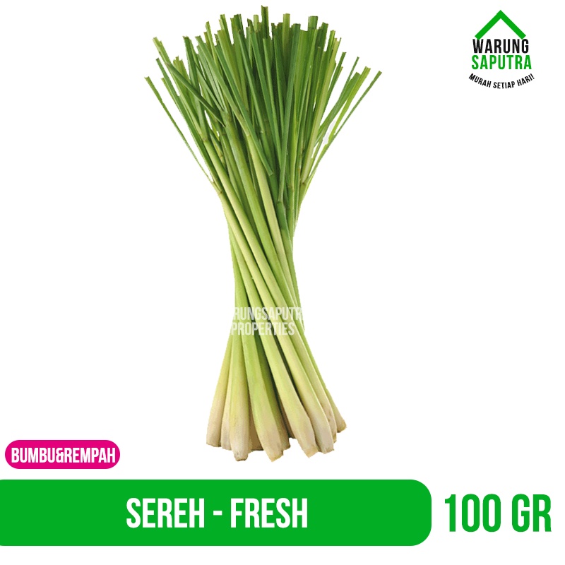 

Daun Batang Serai Sereh Bandung 100g