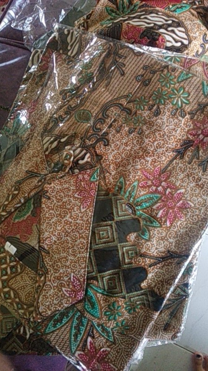 Batik Couple Keluarga Sania Ruffle Ori Ndoro Jowi Dnt Motif Toples
