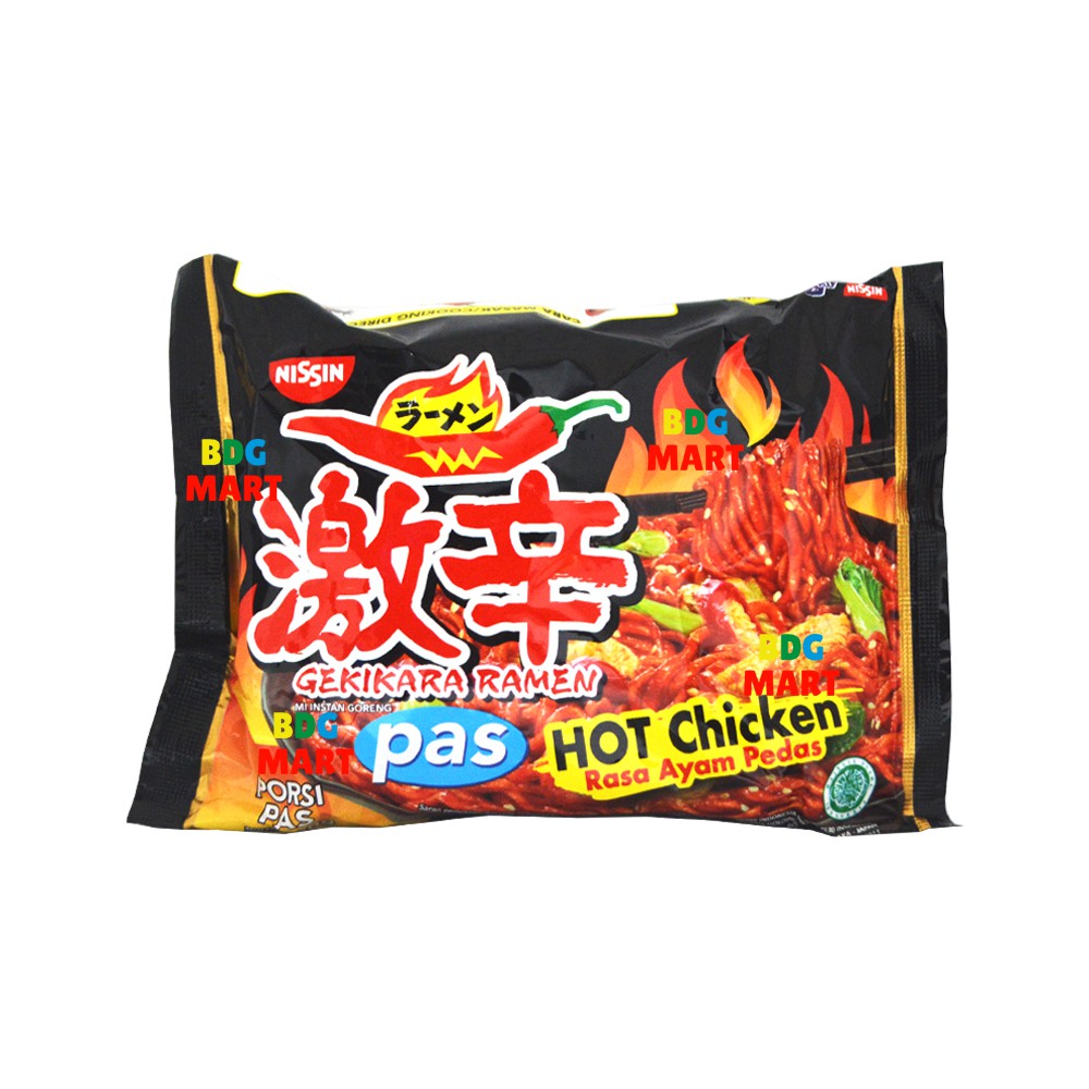 

ECERAN Nissin Gekikara Pas Hot Chicken Ramen Gekikara Rasa Ayam Pedas Dengan Porsi Pas - 80gr