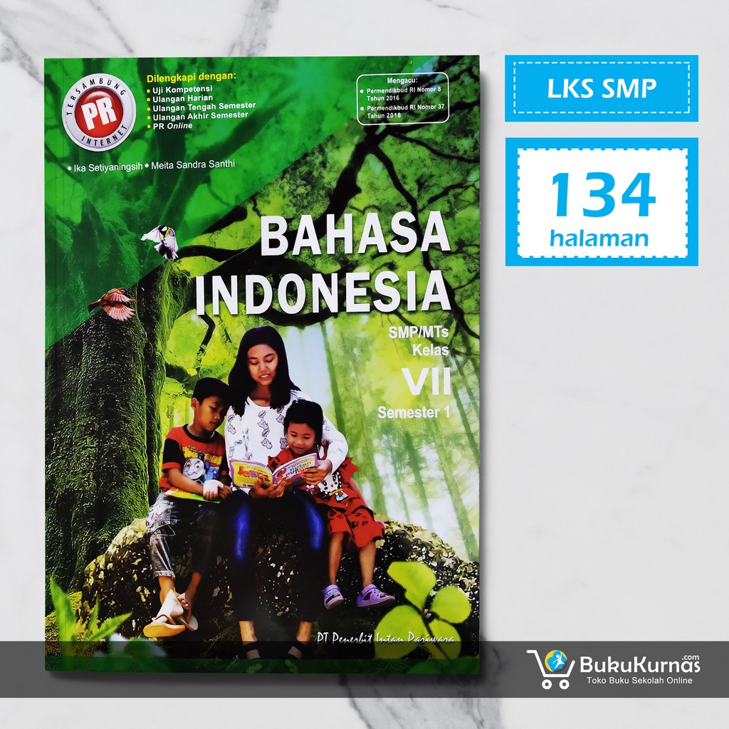 Buku LKS Bahasa Indonesia SMP Kelas 7 Semester 1 K13 Intan ...