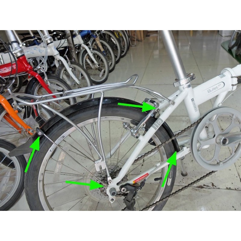 Spakbor Sepeda Lipat 20 Fender Mudguard Sepeda Mini Folding Bike Seli