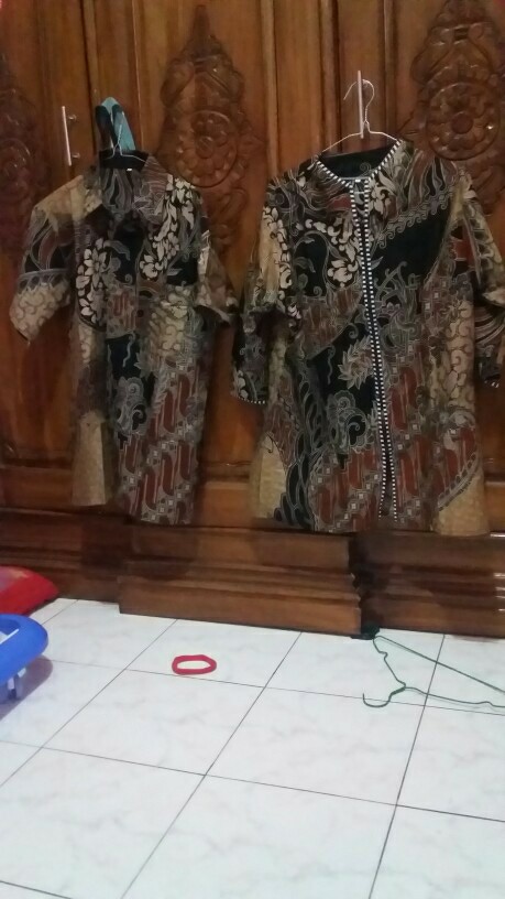 Maura Couple - Sania Ruffle Batik Couple Ori Ndoro Jowi Garansi Termurah Shopee - Batik Modern Solo