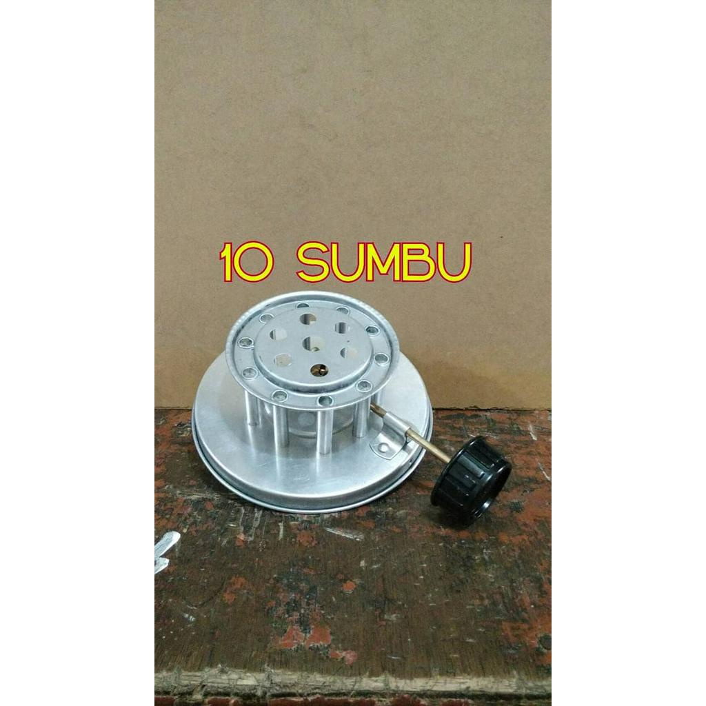 KEPALA SUMBU KOMPOR MINYAK MEREK HOCK 10SUMBU