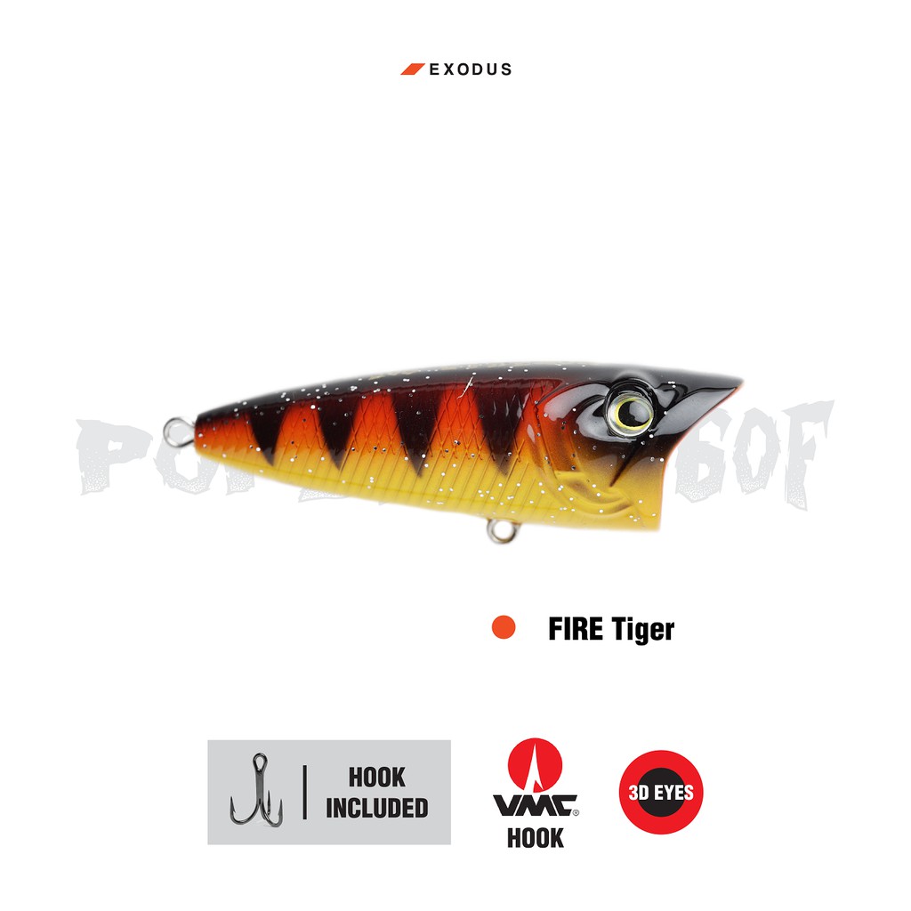 Lure Exodus Popzilla 60F - Fire Tiger