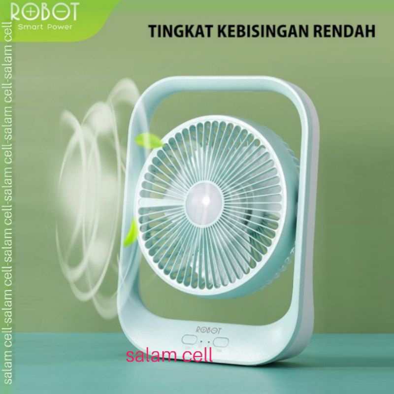 Kipas Portable ROBOT RT BF13 Baterai 4.000mAh Original Garansi Resmi