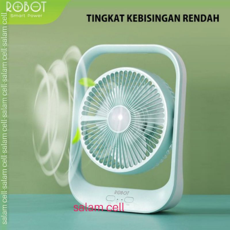 Kipas Portable ROBOT RT BF13 Baterai 4.000mAh Original Garansi Resmi