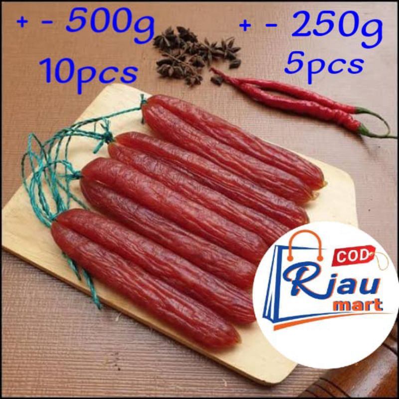 

LAP CHIONG SUPER 10pcs ±500gram SOSIS MALAYSIA NON HALAL