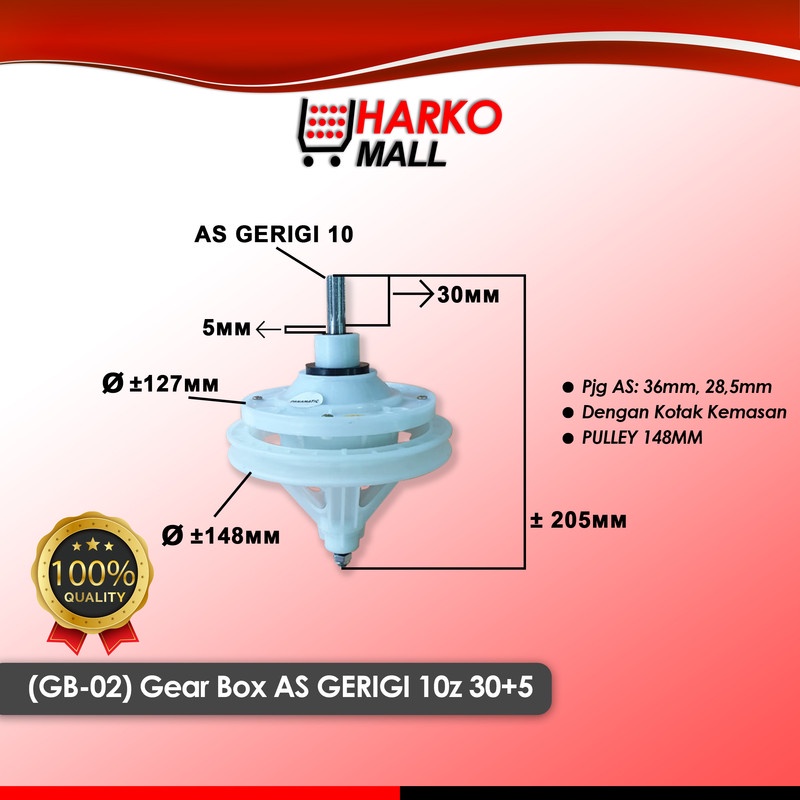 Gear Box As Gerigi 10 30+5 10z