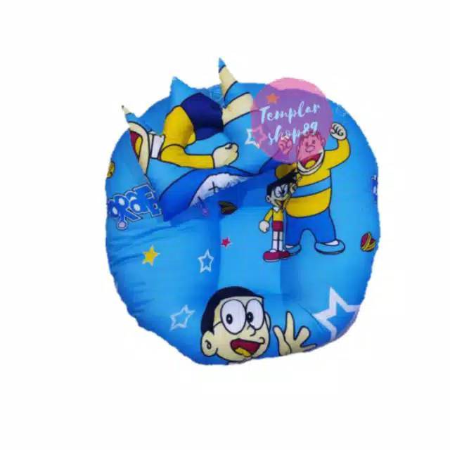 Sofa bayi / baby launcer free mahkota bayi motip doraemon termurah