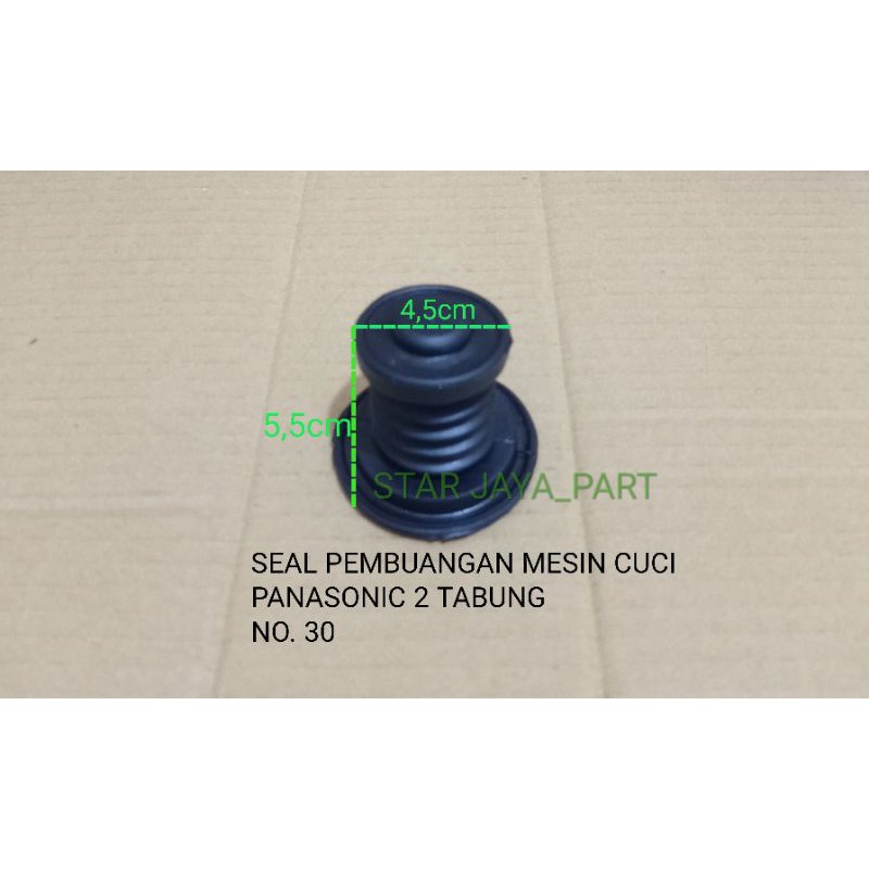 seal karet pembuangan mesin cuci panasonic no.30