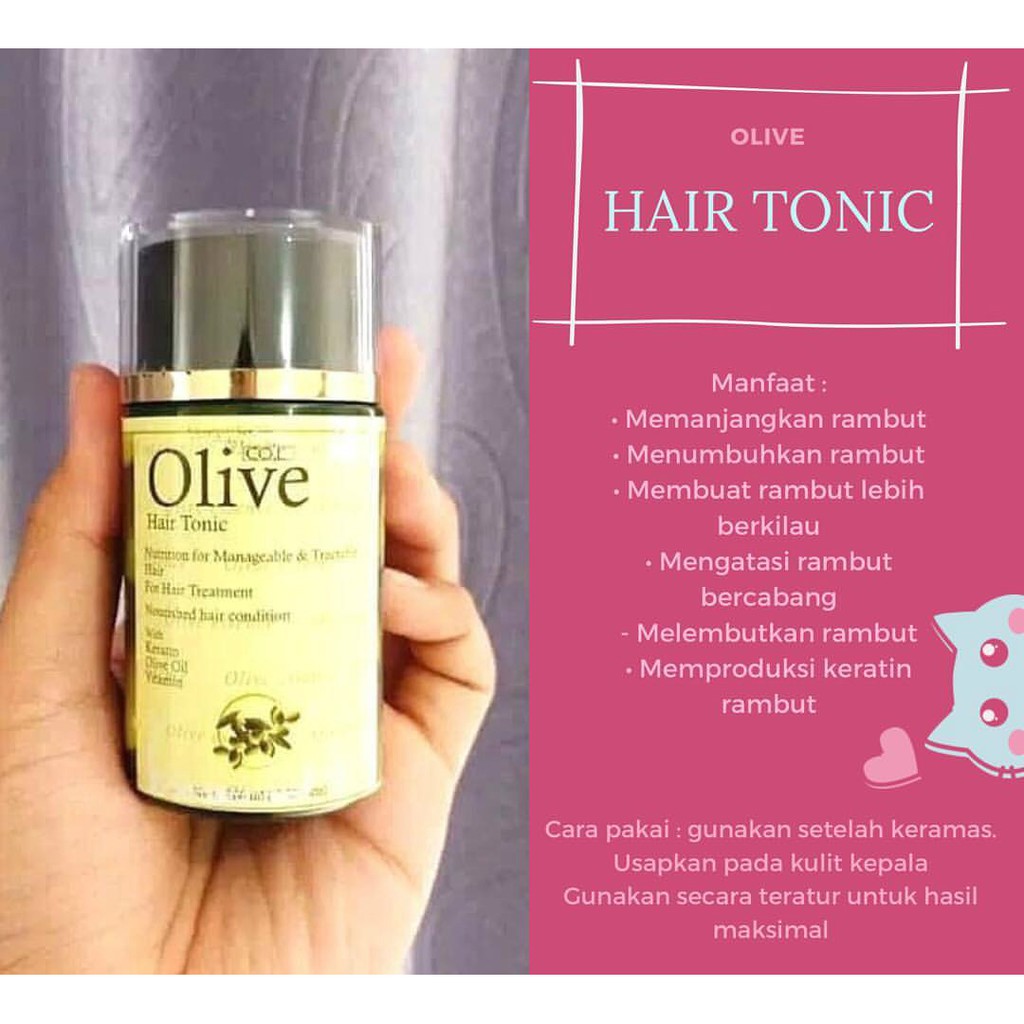 ✨ AKU MURAH ✨[SYB] Hair Tonic Olive 100ml / ORIGINAL &amp; BPOM