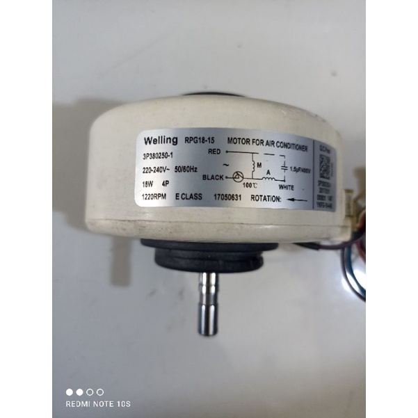 motor fan indor ac sharp Thailand r32 original.