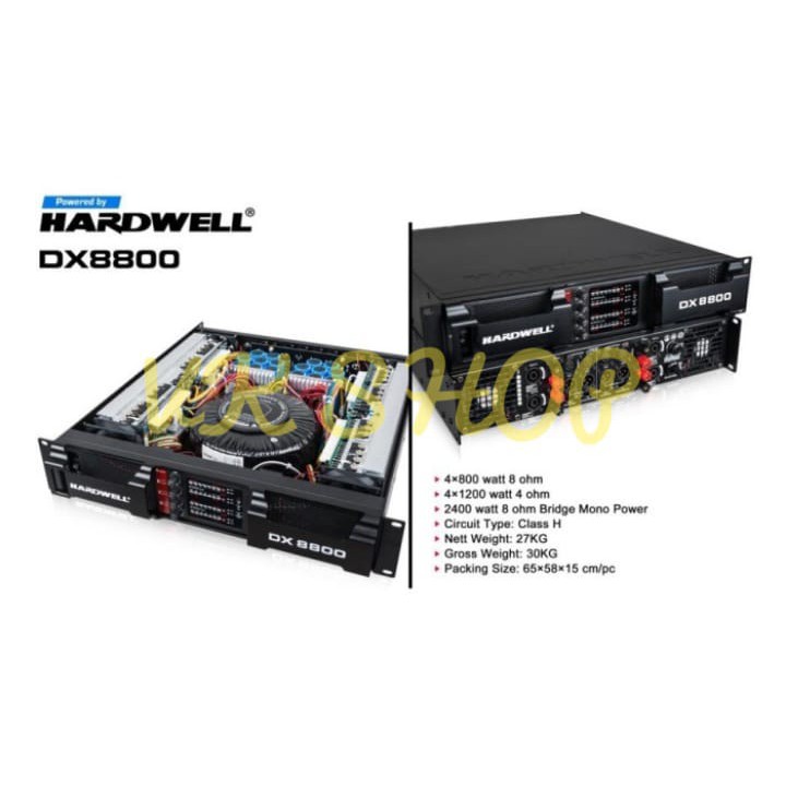 POWER AMPLIFIER HARDWELL DX 8800 / DX8800 ORIGINAL NEW