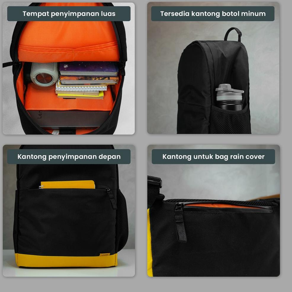 Uneed Tas Ransel Tas Laptop Berlin Backpack - UNB122 ‑ JLL.84568