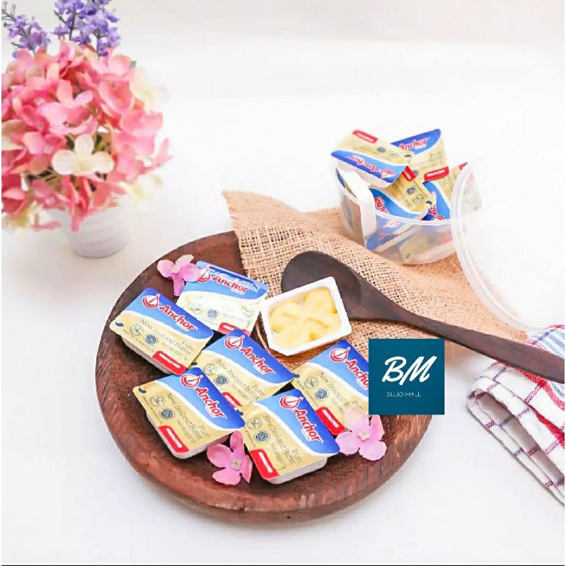 

Anchor Butter Unsalted Salted 10 pcs x 7 gr MPASI /Anchor Unsalted Butter Mini Portion 10 x 7 gr / Anchor Salted Butter Mini Dish 10 x 7 gr HALAL MUI