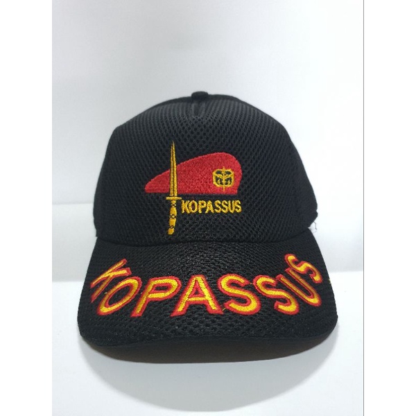 Topi jaring Kopassus Besar | Topi jala Logo  | Topi jaring pria | topi pria dewasa