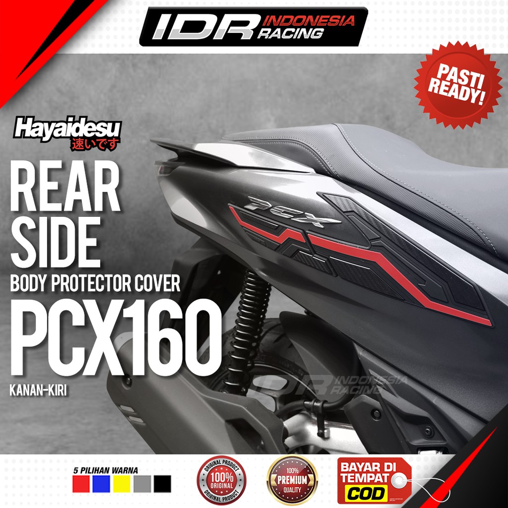 Hayaidesu PCX 160 Rear Side Cover Body Protector Aksesoris