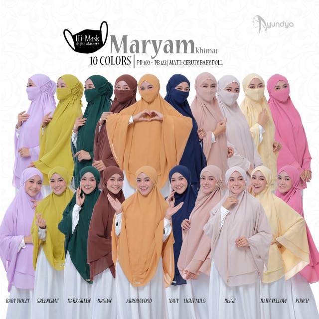 MARYAM KHIMAR by AYUNDYA HIJAB