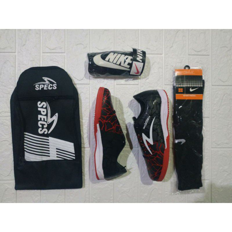 paket komplit sepatu futsal spec spider terbaru terlaris harga grosir sepatu futsal premium gred ori kualitas good