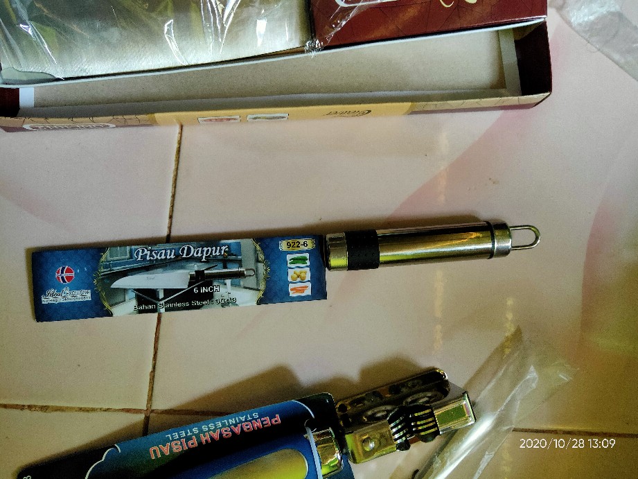 Pisau Dapur Stainless Steel Murah Utility Knife Ideal 922