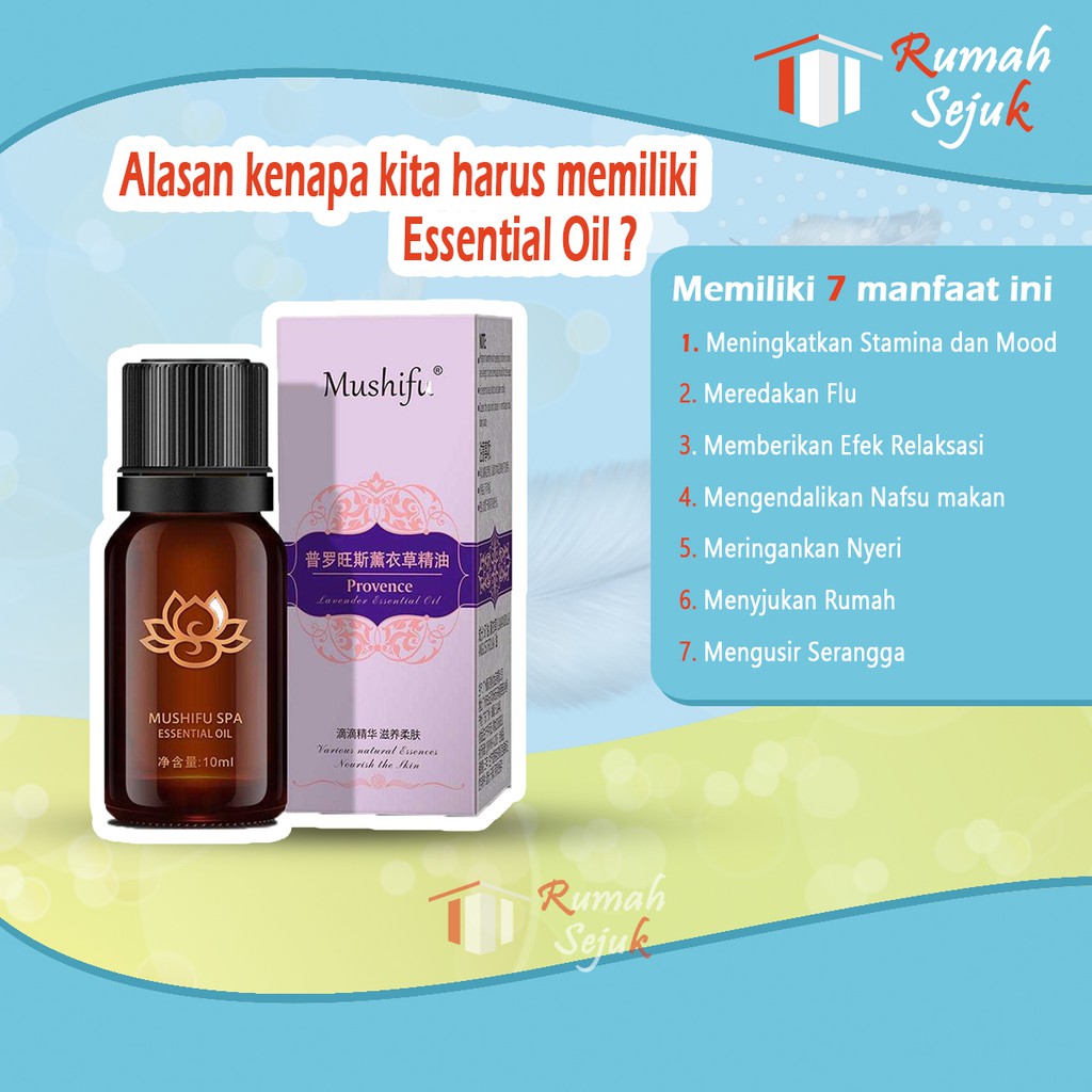 RS - Aromaterapi Pure Air Fragrance Essensial Pengharum Pewangi Esensial Esential Oil Aromatheraphy Ruangan RS-1 10ml Defuser Humidifer Minyak Humadifier Humudifier Humdifier Difusser Essential TSLM1 TSLM2 RH-17 100% Murni &amp; Alami  Kamar Taffware