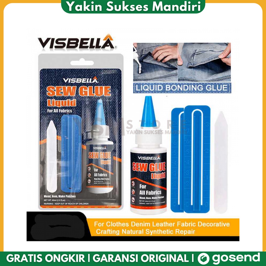 

Cairan Liquid Lem Perekat Khusus Kain Kulit Sew Glue 60ml 255
