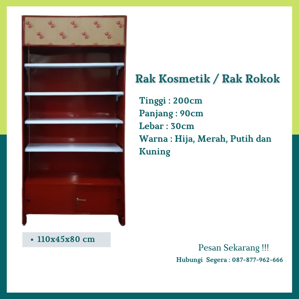 Rak Rokok / Rak Kosmetik Rak Minimarket Rak Toko Rak Besi