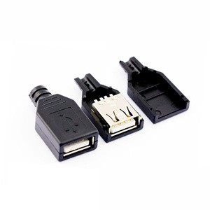 Soket USB Kosong Tipe Betina USB Socket Connector Female Plug