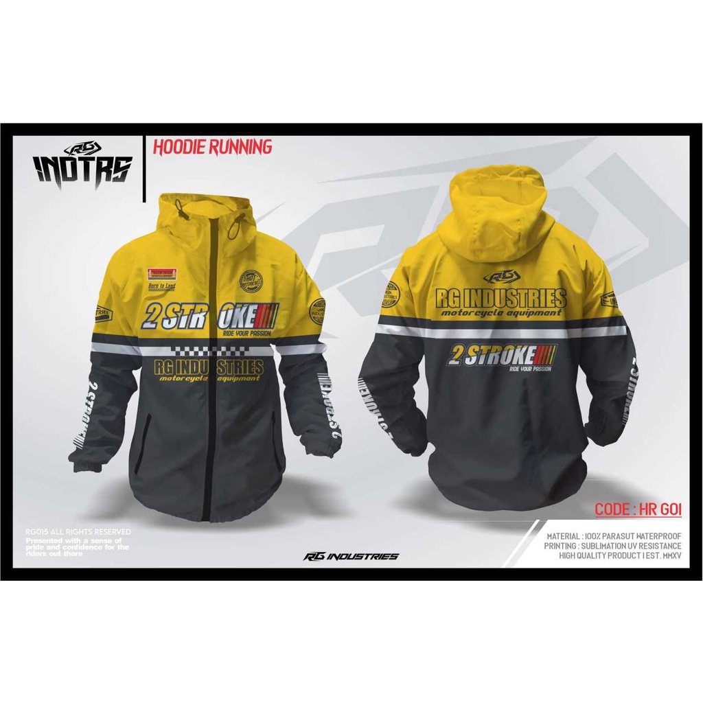 JACKET RUNNING RG INDUSTRIES 2 STROKE
