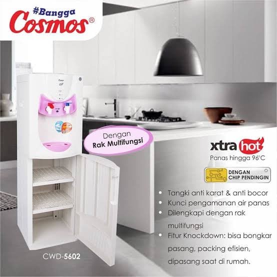 COSMOS Dispenser berdiri hot n cool CWD 5602 F / panas dingin CWD5602F