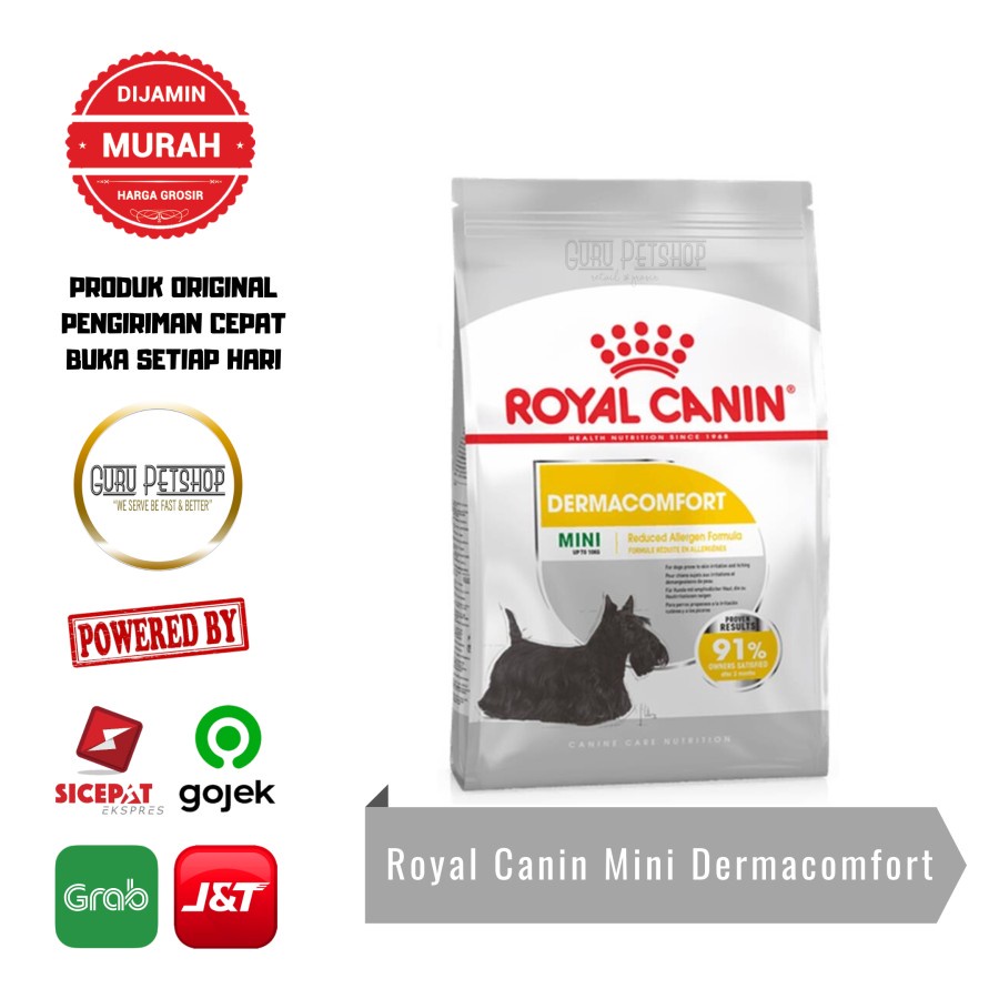 Royal Canin Mini Dermacomfort 3kg Freshpack Makanan Anjing Alergi