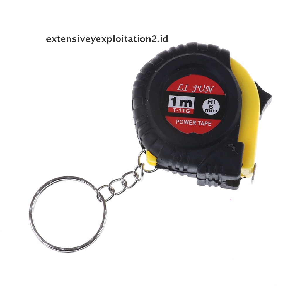 (Hotter 1m) Penggaris portable Retractable Tape Measure Penggaris Mini Plastik