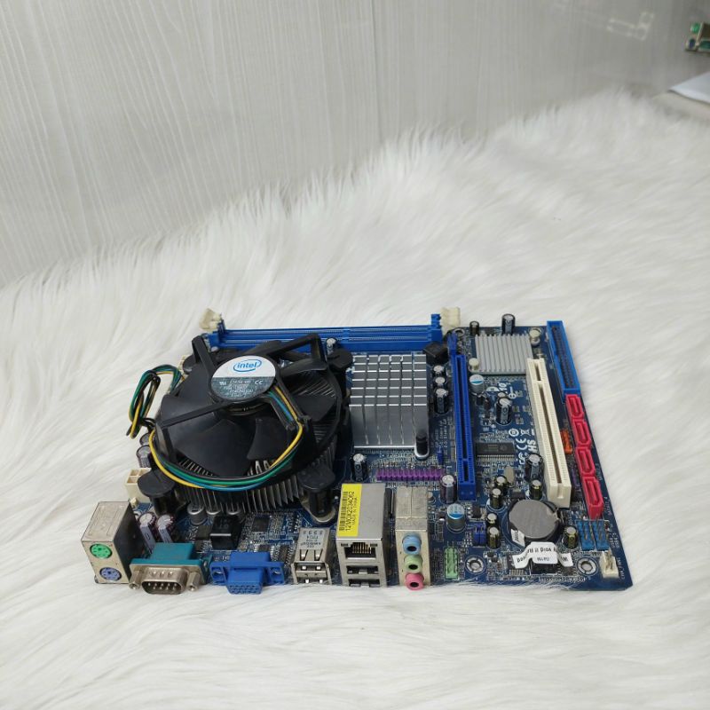 Paket Motherboard Asrock G41M-VS3 Rev.1.02 Lga 775 DDR 3+Processor Dual core E8500