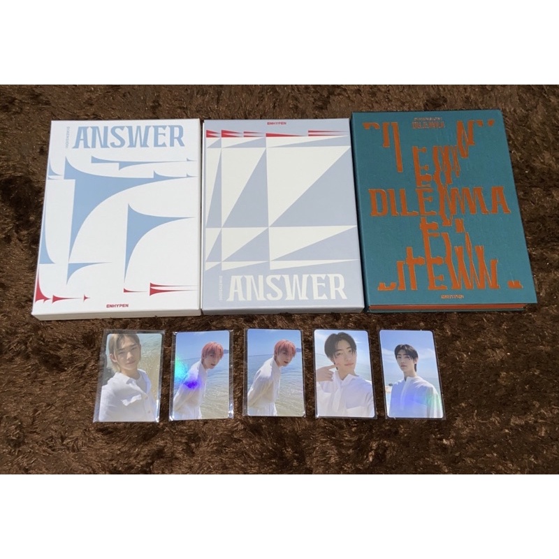 Sunghoon Sunoo Ni-Ki Riki Album Only Dimension Dilemma Answer Odysseus Yet No D:D D:A Tuspi Reg Selc