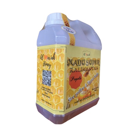 Best Seller Madu Super Kalimantan 1kg Beepollen dan Royal Jelly